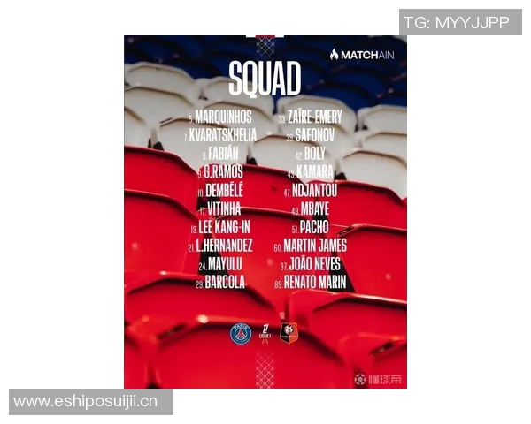 巴黎对阵雷恩大名单公布登贝莱与K77领衔缺席球员引关注